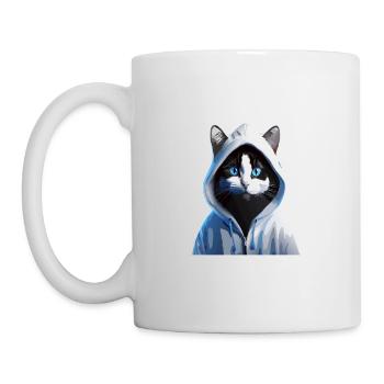 Heute möchte ich was mit Menschen machen Schubsen - Tasse - Weiß - Links
