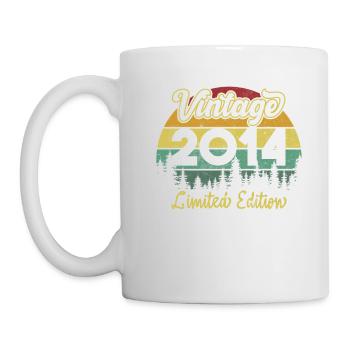Vintage 2014 limited edition - Mug blanc - blanc - Gauche
