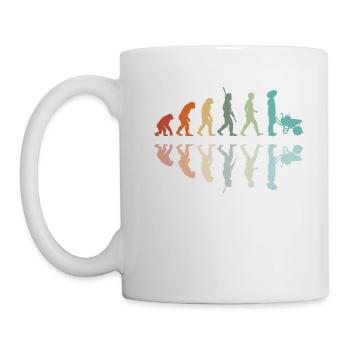Développement du jardinier - Mug blanc - blanc - Gauche