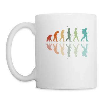 Wandern Entwicklung - Tasse - Weiß - Links