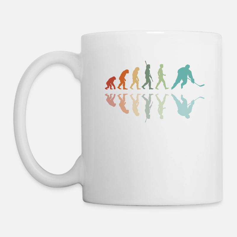 Eishockey Entwicklung - Tasse - Weiß