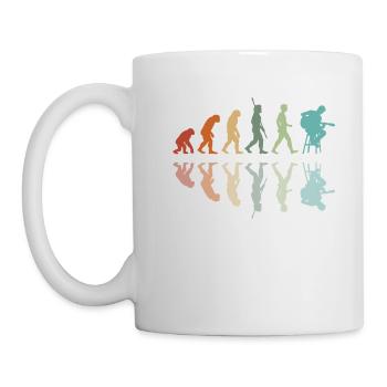 Développement de la guitare - Mug blanc - blanc - Gauche