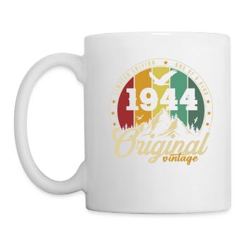 Original 1944 Vintage Retro Anniversary Gift - Mug - white - Left