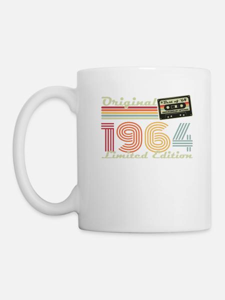 Original 1964 Vintage Gift 60th Birthday - Mug - white