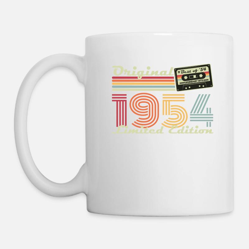 Original 1954 Vintage cadeau 70e anniversaire - Mug blanc - blanc