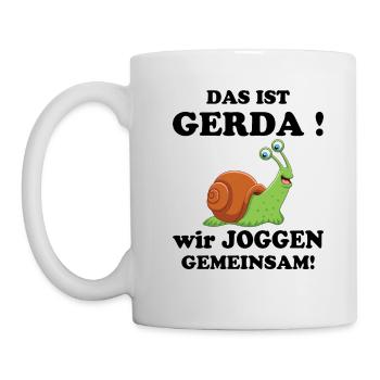 This is Gerda We jog together Running Slow - Mug - white - Left