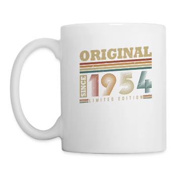 Original Since 1954 Vintage Gift Birthday - Mug - white - Left