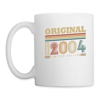 Original depuis 2004 Vintage cadeau d’anniversaire - Mug blanc - blanc - Gauche
