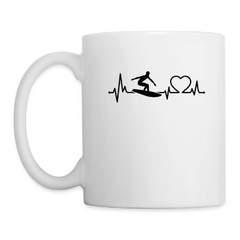 Ski nautique Heartbeat - Mug blanc - blanc - Gauche