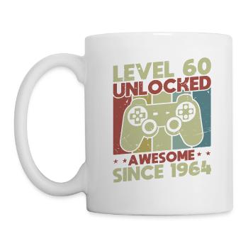 Level 60 Unlocked - Mug - white - Left