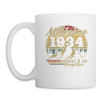 Millésime 1934 - Mug blanc - blanc - Gauche