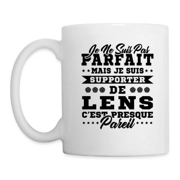 Idée Cadeau Pour Supporter Lensois - Mug blanc - blanc - Gauche