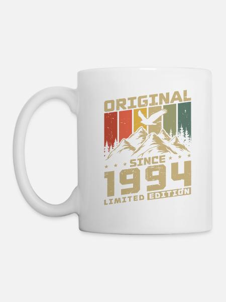Original 1994 Jahrgang Retro Geburtstag Geschenk - Tasse - Weiß