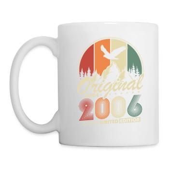Original 2006 Vintage Retro Birthday Gift - Mug - white - Left
