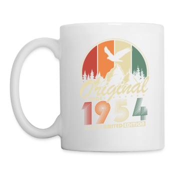 Original 1954 Vintage Retro Birthday Gift - Mug - white - Left