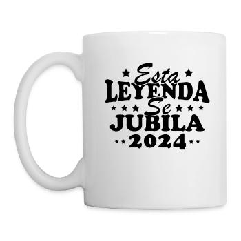 Ruhestandsgeschenke für Rentnerlegende 2024 - Tasse - Weiß - Links
