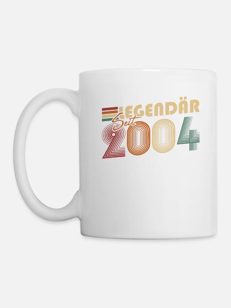 Legendär seit 2004 - Tasse - Weiß