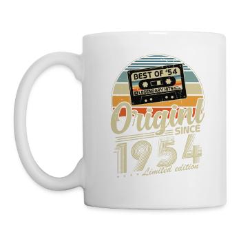 Original Since 1954 Vintage Birthday Gift - Mug - white - Left