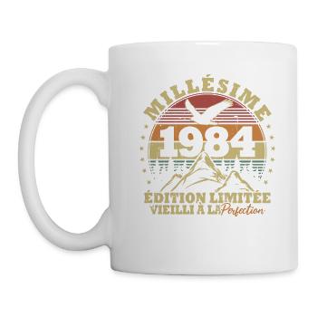Vintage 1984 aged to perfection - Mug - white - Left