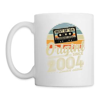 Original depuis 2004 Vintage cadeau d’anniversaire - Mug blanc - blanc - Gauche