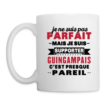 Nicht perfekt, aber ich bin ein Guingamp-Fan - Tasse - Weiß - Links