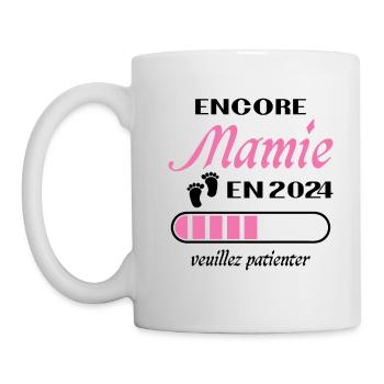 Granny Girl Again 2024 Future Grandma Gift - Mug - white - Left