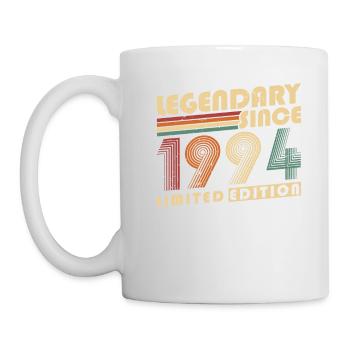 Légendaire depuis 1994 Vintage cadeau d’anniversaire - Mug blanc - blanc - Gauche