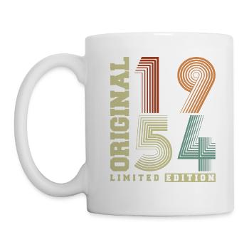 Original 1954 Vintage Retro Vintage Birthday - Mug - white - Left