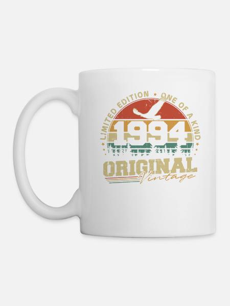 1994 Original Vintage Vintage anniversaire rétro - Mug blanc - blanc