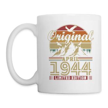 Original April 1944 Vintage Birthday Gift - Mug - white - Left