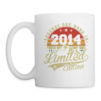 2014 Born Legends Vintage Birthday Gift - Mug - white - Left