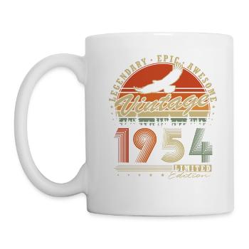 Legendary 1954 Vintage Vintage Birthday Gift - Mug - white - Left
