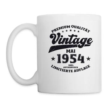 Millésime Mai 1954 Cru 1954 Anniversaire 1954 - Mug blanc - blanc - Gauche