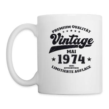 Millésime Mai 1974 Millésime 1974 Anniversaire 1974 - Mug blanc - blanc - Gauche