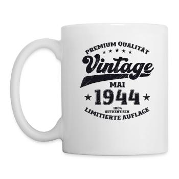 Millésime Mai 1944 Cru 1944 Anniversaire 1944 - Mug blanc - blanc - Gauche