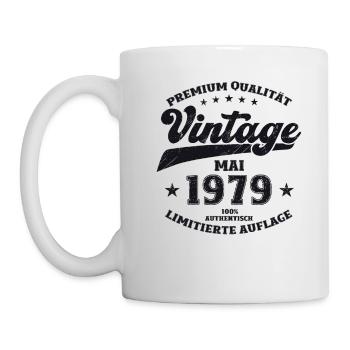 Millésime Mai 1979 Cru 1979 Anniversaire 1979 - Mug blanc - blanc - Gauche