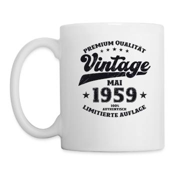 Vintage May 1959 Vintage 1959 Birthday 1959 - Mug - white - Left