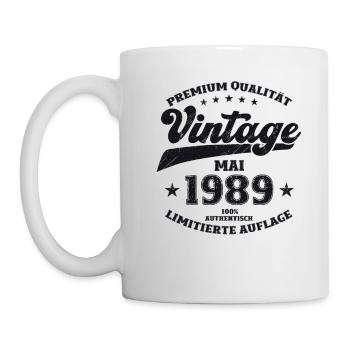 Vintage May 1989 Vintage 1989 Birthday 1989 - Mug - white - Left