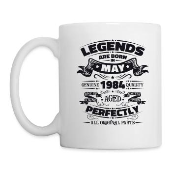 Legend May 1984 Vintage 1984 Birthday 1984 - Mug - white - Left