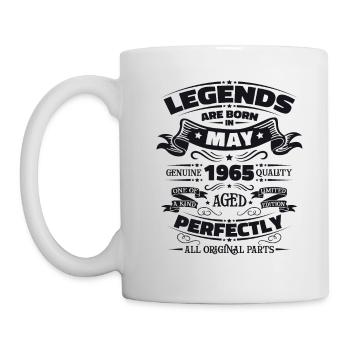 Legend May 1965 Vintage 1965 Birthday 1965 - Mug - white - Left