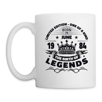 Legend June 1984 Vintage 1984 Birthday 1984 - Mug - white - Left