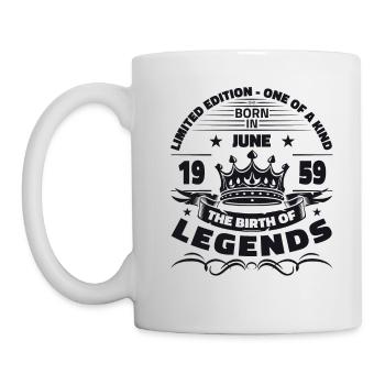 Legend June 1959 Vintage 1959 Birthday 1959 - Mug - white - Left