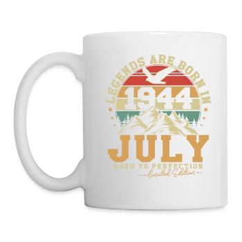 Juillet 1984 Vintage Rétro Anniversaire 1984 Cadeau - Mug blanc - blanc - Gauche