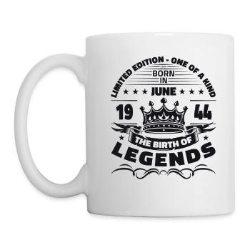 Original Juin 1944 Vintage 1944 Anniversaire 1944 - Mug blanc - blanc - Gauche
