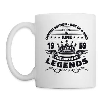 Original June 1959 Vintage 1959 Birthday 1959 - Mug - white - Left