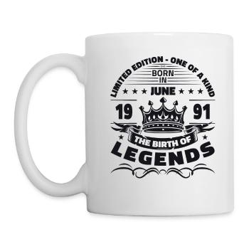 Vintage June 1991 Vintage 1991 Birthday 1991 - Mug - white - Left
