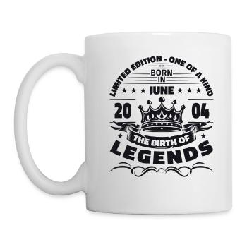 Legend June 2004 Vintage 2004 Birthday 2004 - Mug - white - Left