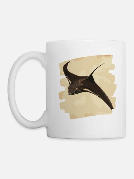 Manta Rochen Retro - Tasse - Weiß