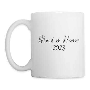 Maid of Honor 2023 | Wedding Maid of Honor - Mug - white - Left