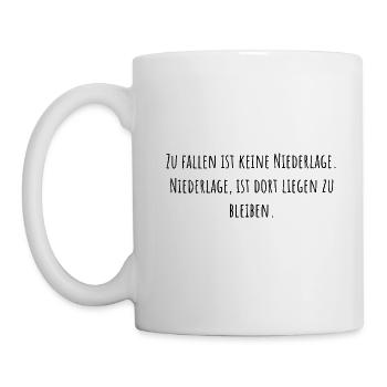 Motivation Saying - Mug - white - Left